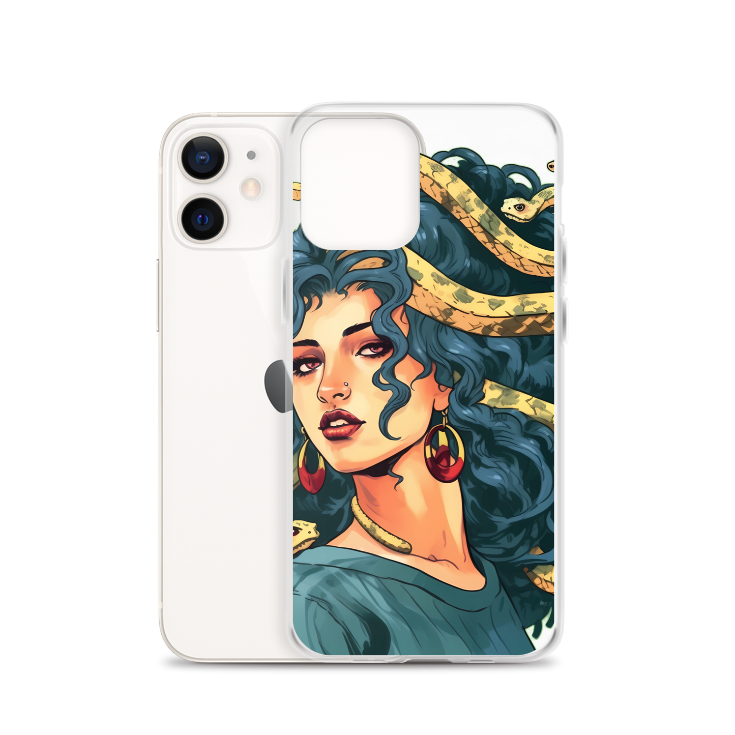 Medusa Enchantment: Cool iPhone Case with Mythical Charm