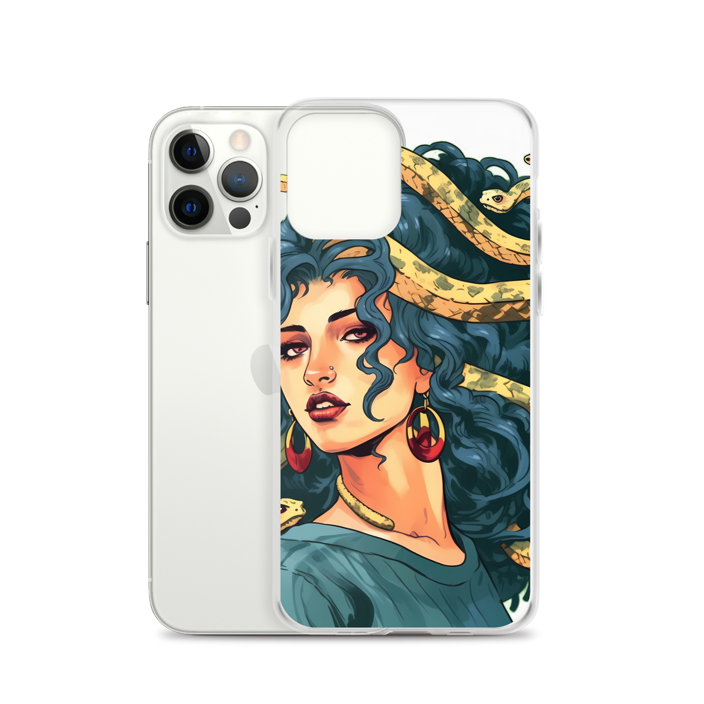 Medusa Enchantment: Cool iPhone Case with Mythical Charm