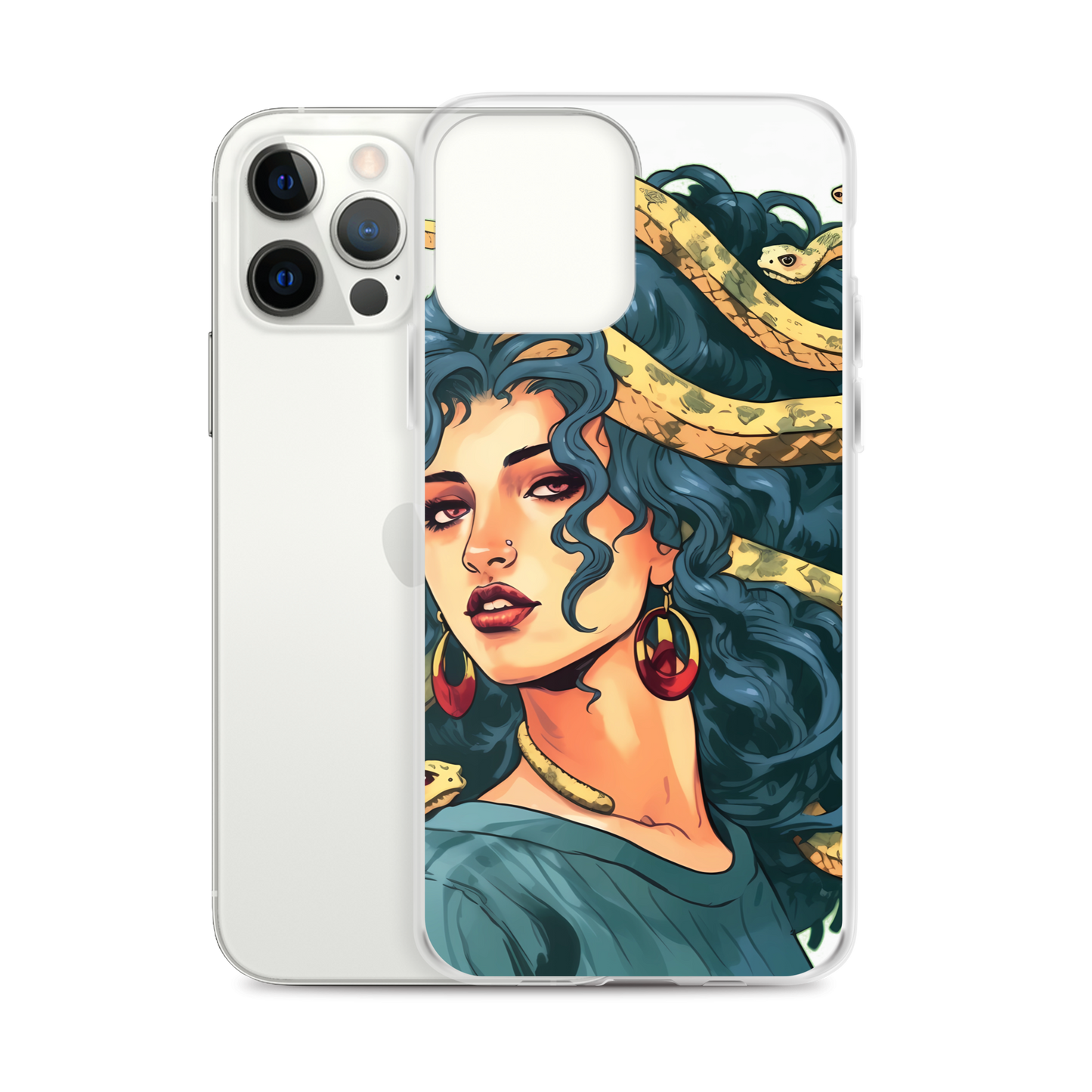 Medusa Enchantment: Cool iPhone Case with Mythical Charm