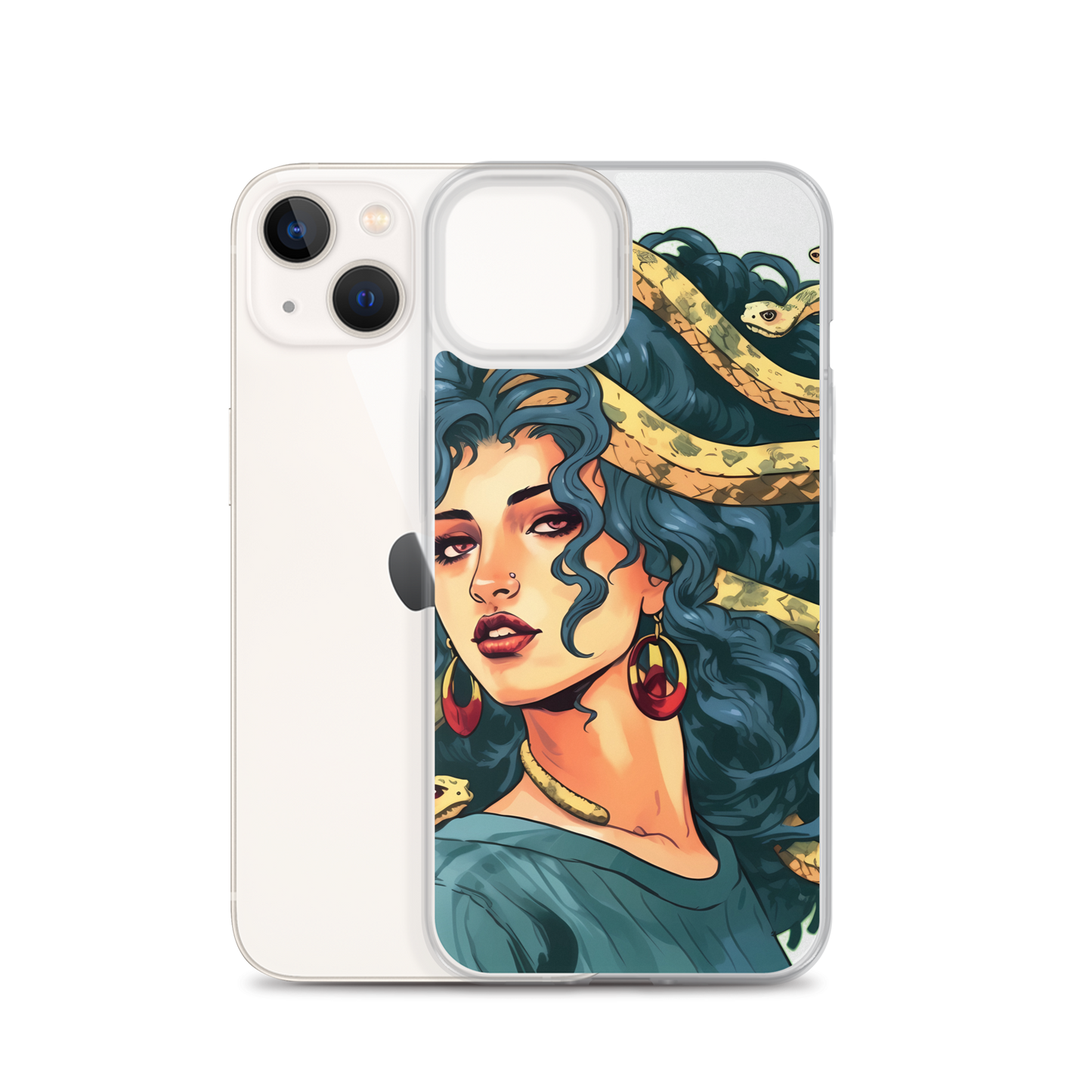 Medusa Enchantment: Cool iPhone Case with Mythical Charm