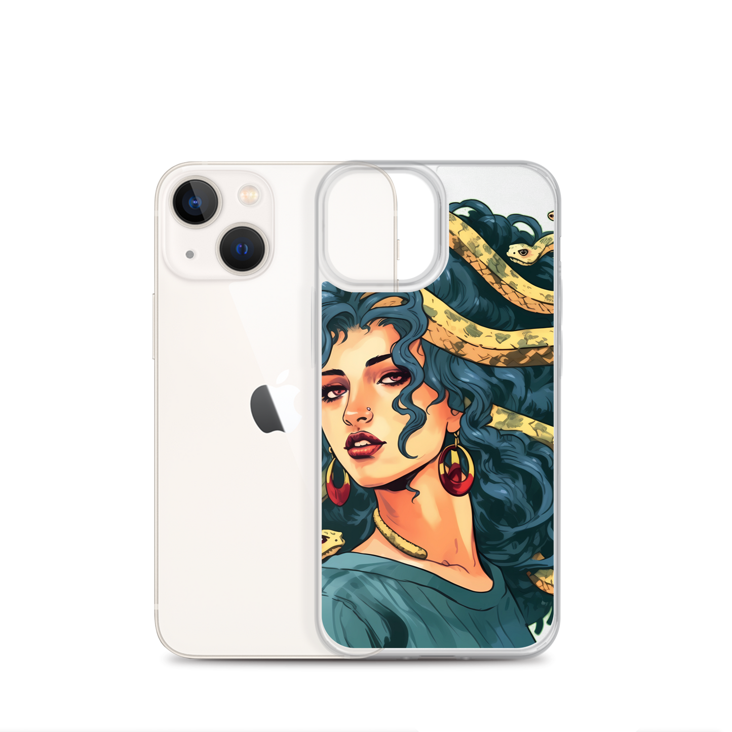 Medusa Enchantment: Cool iPhone Case with Mythical Charm