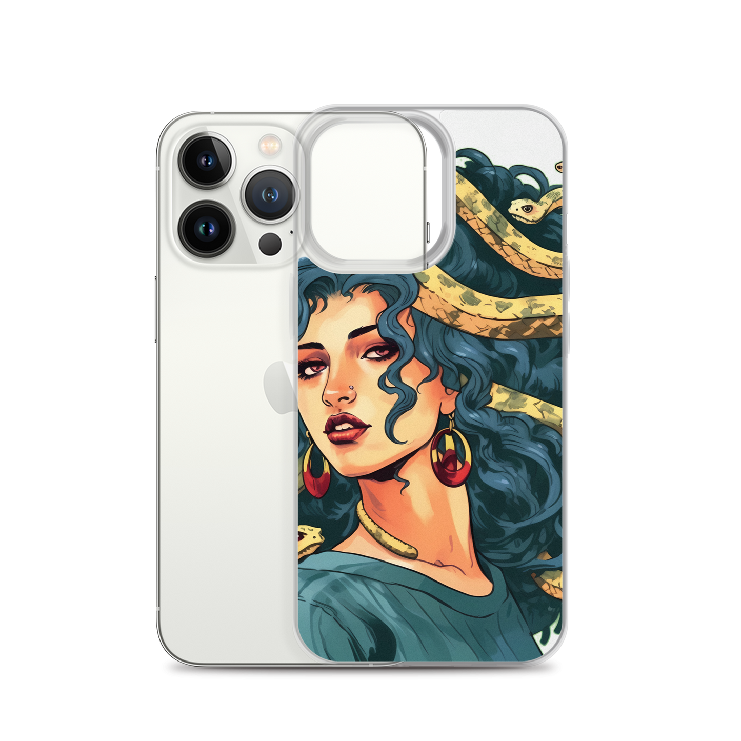 Medusa Enchantment: Cool iPhone Case with Mythical Charm