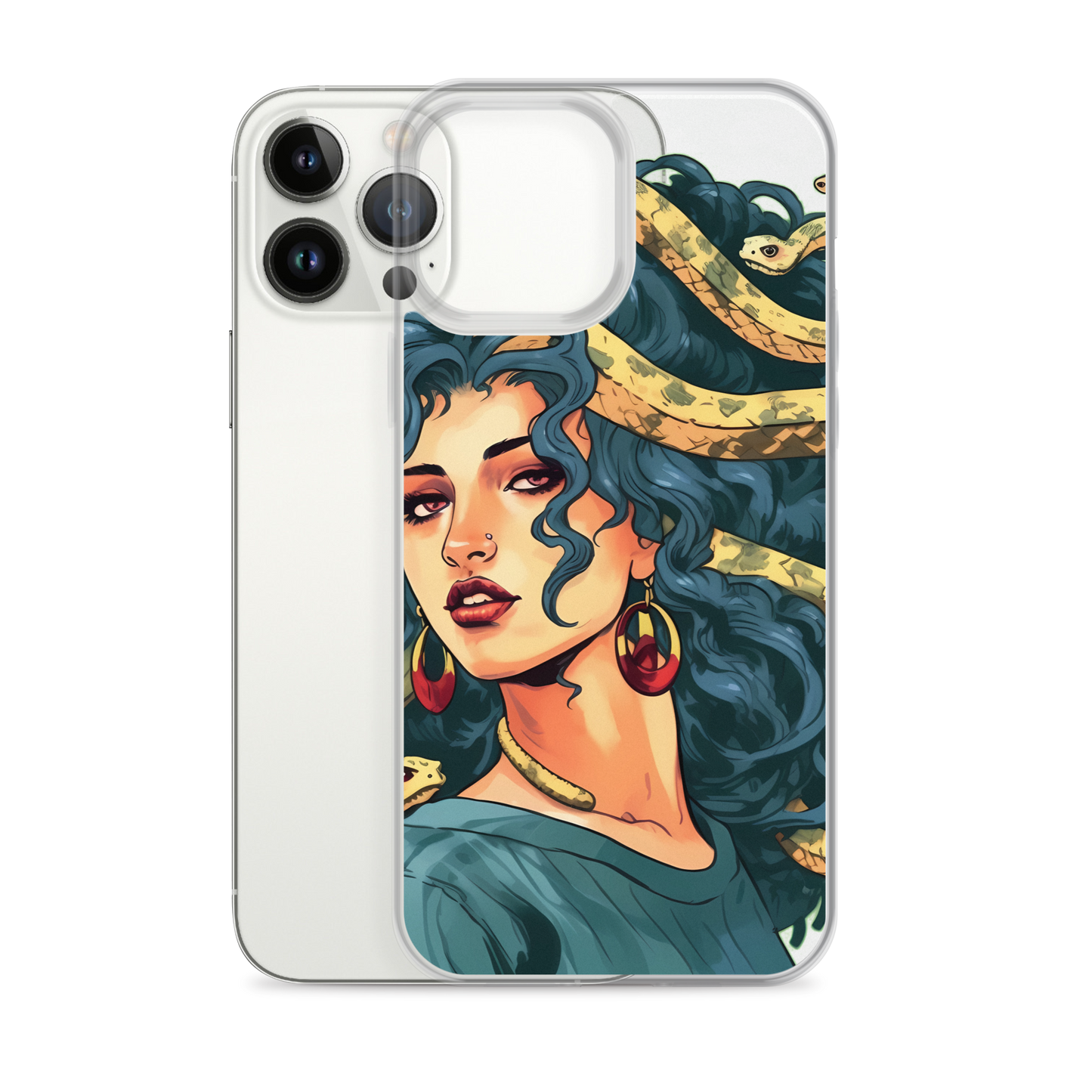 Medusa Enchantment: Cool iPhone Case with Mythical Charm