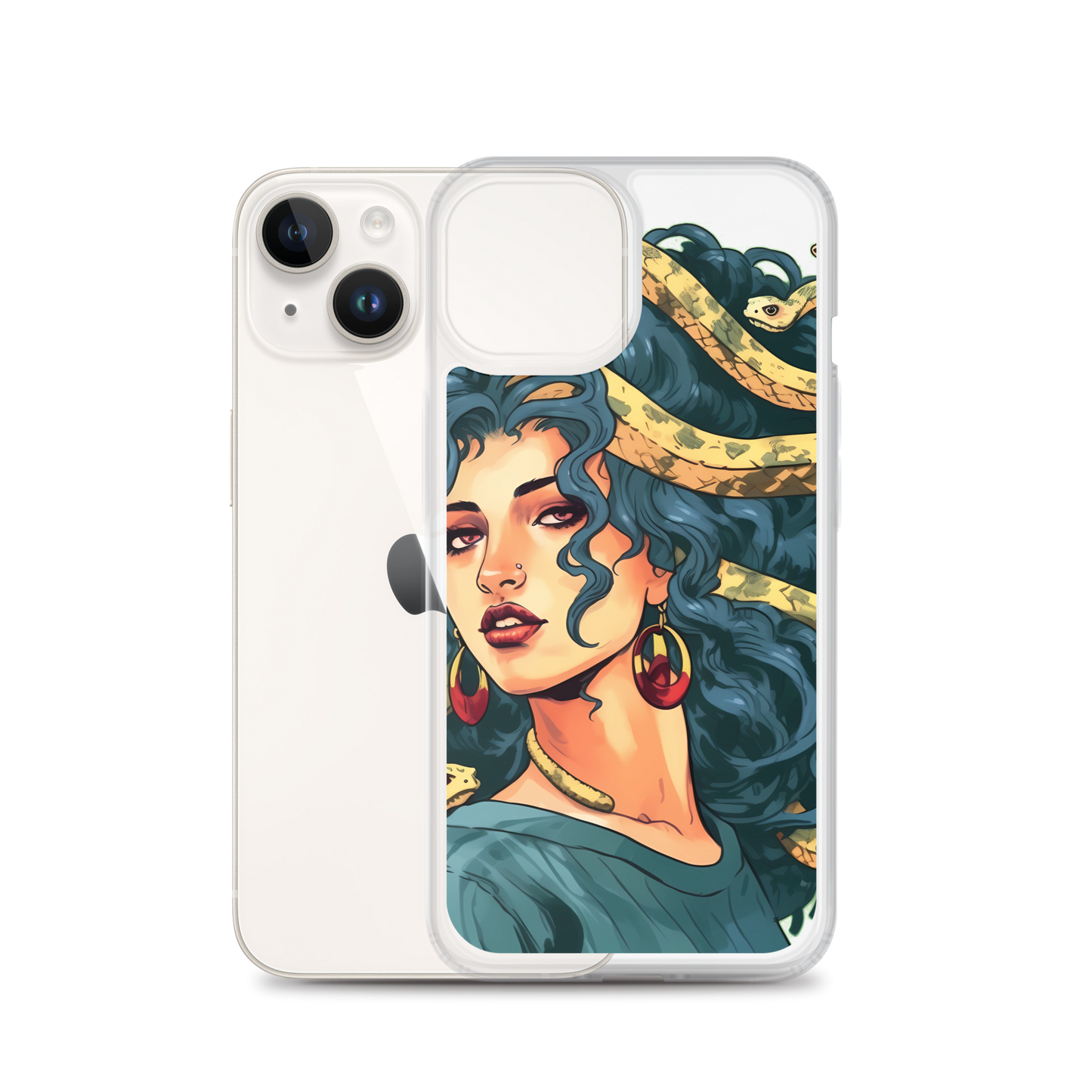 Medusa Enchantment: Cool iPhone Case with Mythical Charm