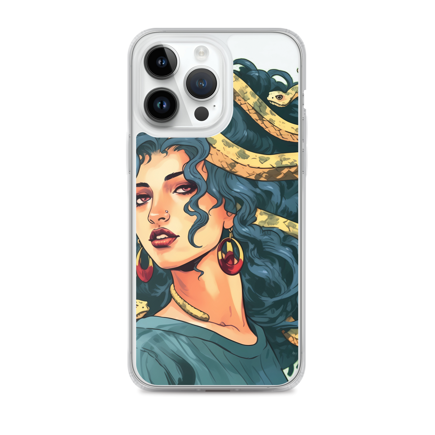 Medusa Enchantment: Cool iPhone Case with Mythical Charm