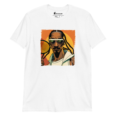 Hip-Hop on the Court Graphic Tee - Serve Up Some Funny Style