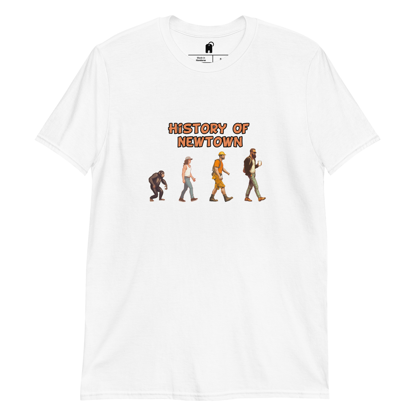 Evolution of Newtown: A Hilarious Journey T-Shirt
