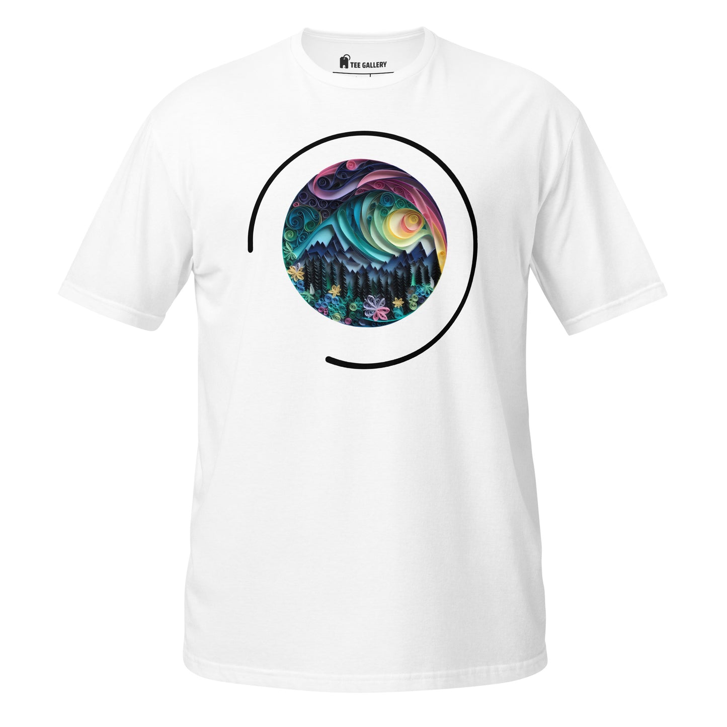 Aurora Borealis Nights: Graphic Tee Inspired by the Mesmerizing Northern Lights