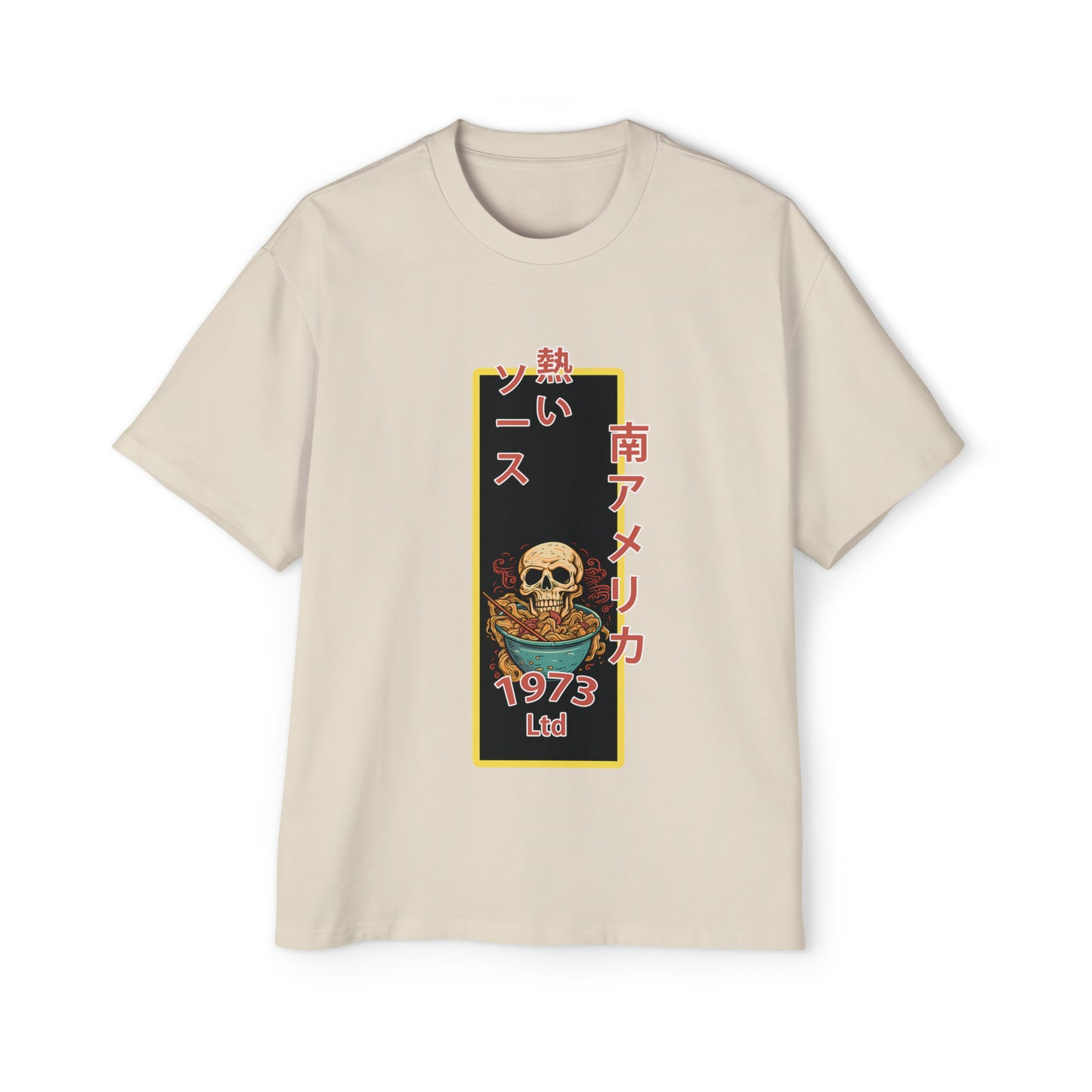 Retro Skull Revival: Vintage Oversized Tee