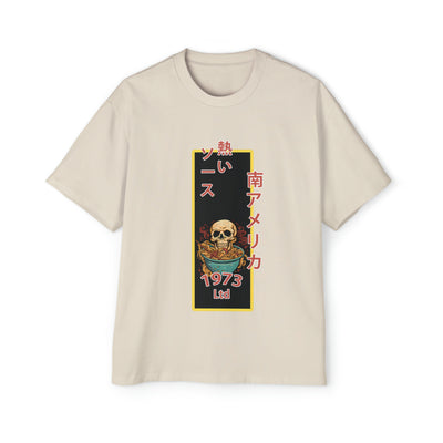 Retro Skull Revival: Vintage Oversized Tee