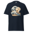 Shiba Inu Hangs Ten on The Great Wave Off Kagawa - Graphic T-Shirt