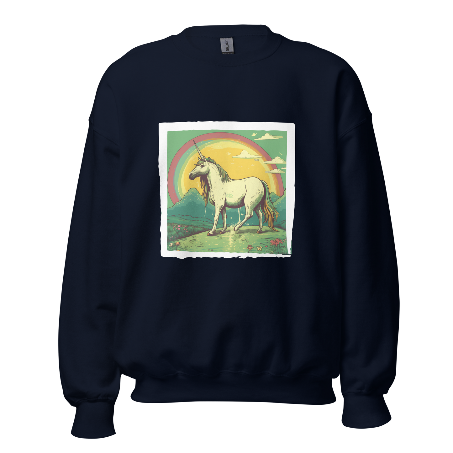 Fabulous Unicorn Pride: Trendy Graphic Sweatshirt for the Bold and Proud