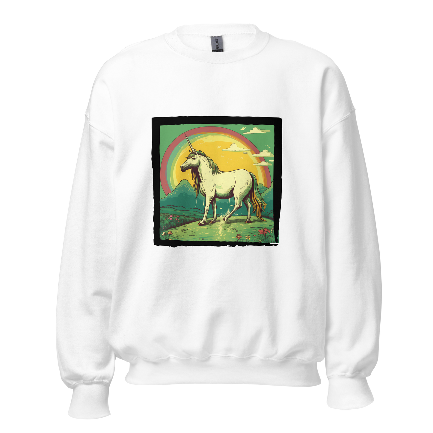 Fabulous Unicorn Pride: Trendy Graphic Sweatshirt for the Bold and Proud