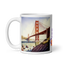 San Francisco Vibes: Enjoy Your Coffee with the Golden Gate Bridge on this Mug