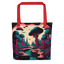 Trippy 'Shroomscape: A Psychedelic Mushroom Land Tote Bag